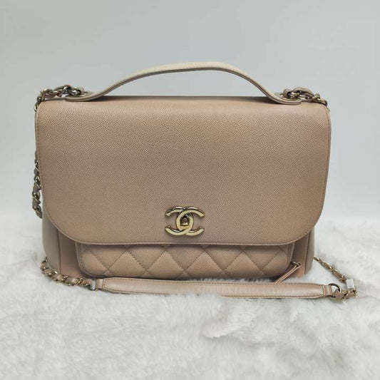 Pre-owned Chanel Pink Cavier Crossbody-HZ