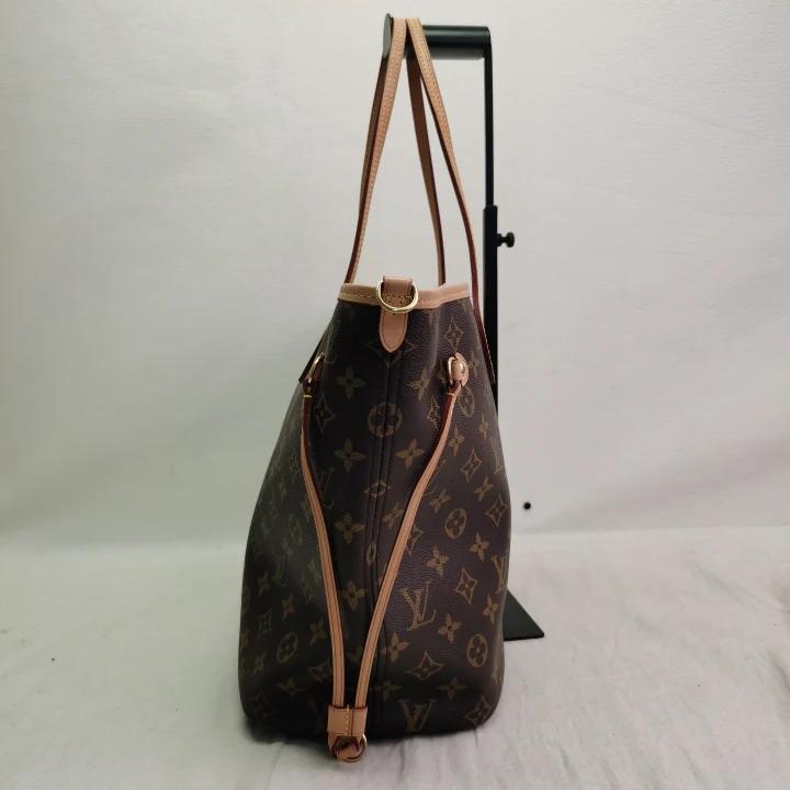 Louis Vuitton Neverfull Inside out MM Brown Monogram Coated Canvas Shoulder Bag T10389051