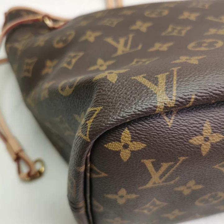 Louis Vuitton Neverfull Inside out MM Brown Monogram Coated Canvas Shoulder Bag T10389051