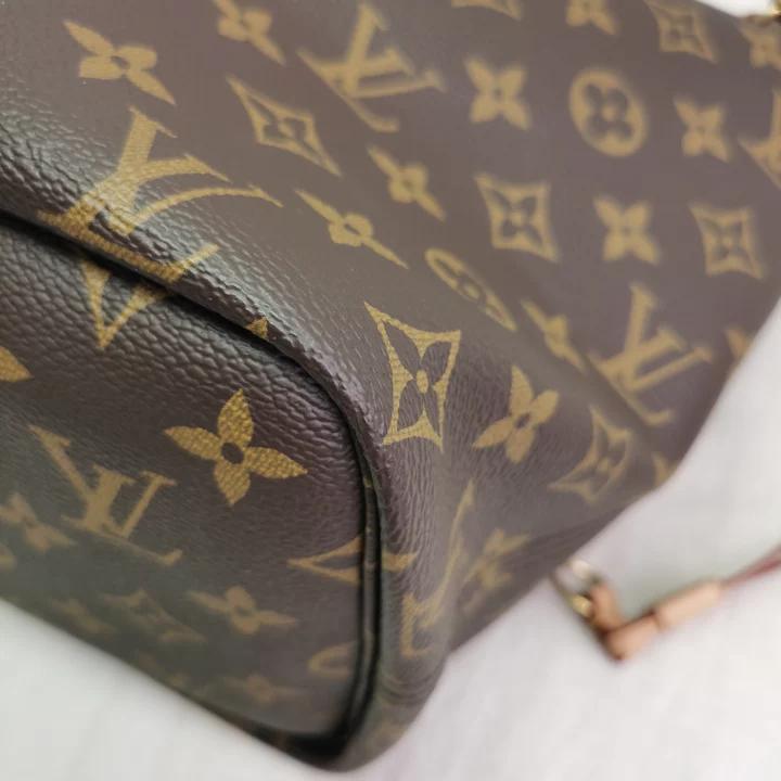 Louis Vuitton Neverfull Inside out MM Brown Monogram Coated Canvas Shoulder Bag T10389051