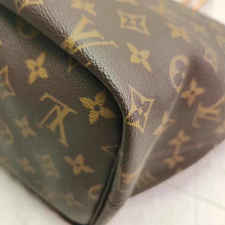 Louis Vuitton Neverfull Inside out MM Brown Monogram Coated Canvas Shoulder Bag T10389051
