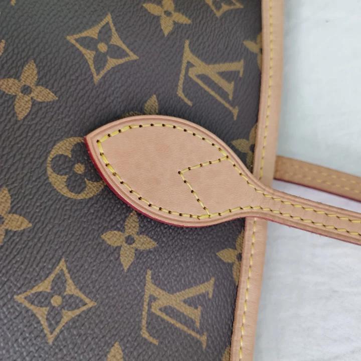 Louis Vuitton Neverfull Inside out MM Brown Monogram Coated Canvas Shoulder Bag T10389051