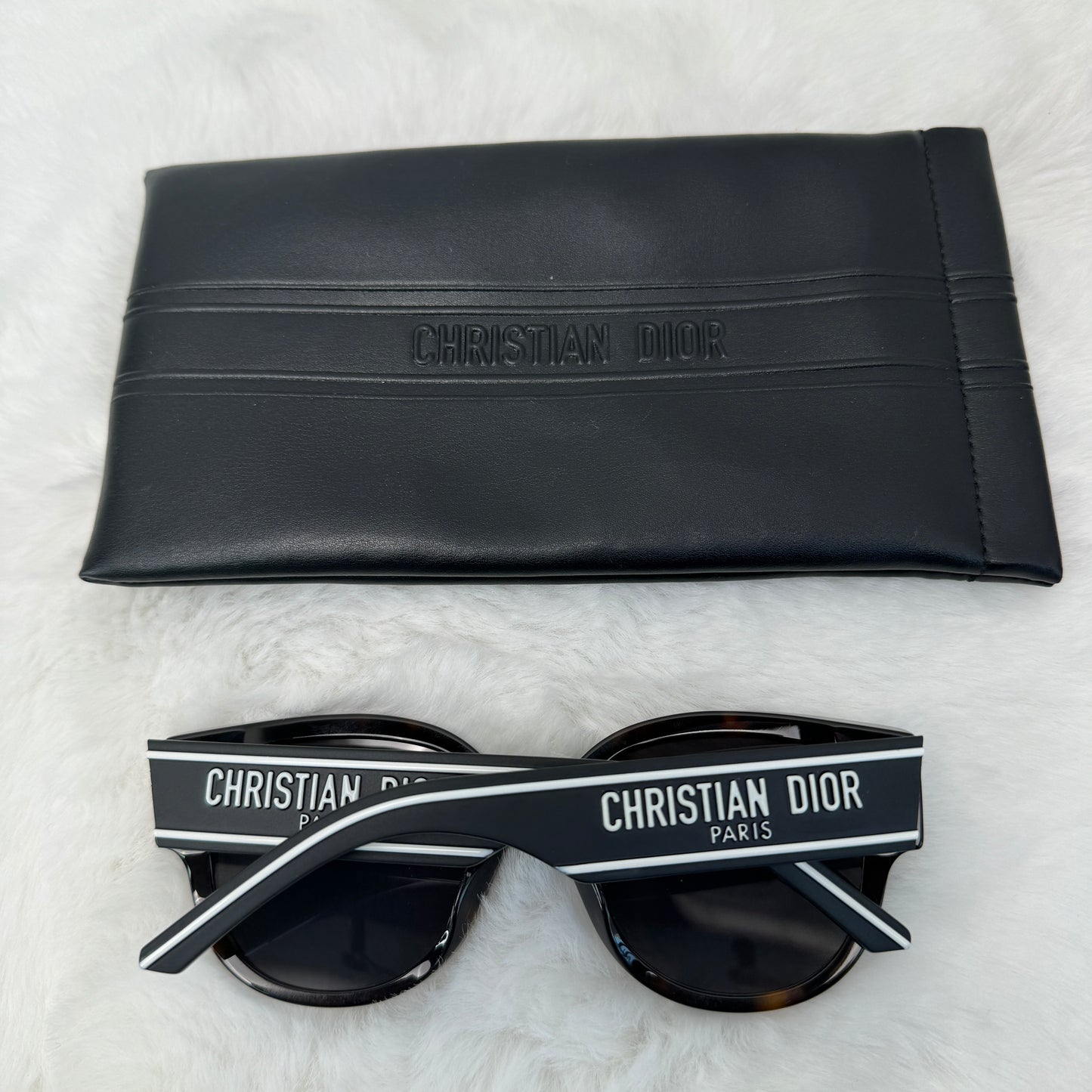 【DEAL】Pre-owned Dior Wildior BU 29PO Black Sunglasses-HZ
