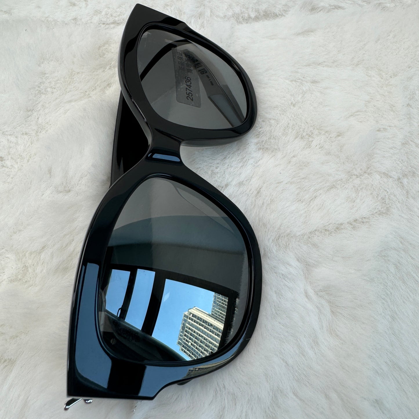 【DEAL】Pre-owned Saint Laurent Black&Silver SLM95 002 Sunglasses-HZ
