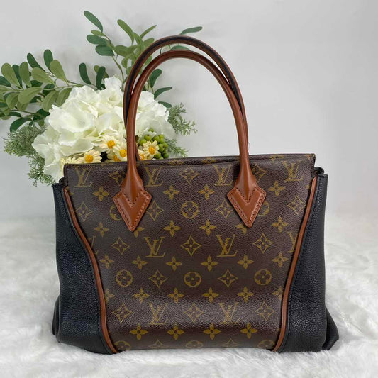 Pre-owned Louis Vuitton W Brown Coated Canvas Handbag-HZ
