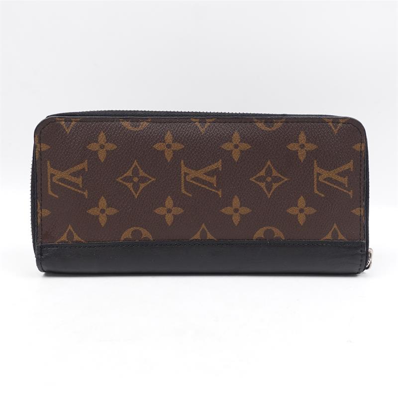 【DEAL】Pre-owned Louis Vuitton Brown Coated Canvas Long Wallet-TS