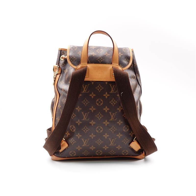 Pre-owned Louis Vuitton Bosphore Brown Monogram Backpack