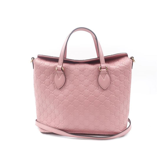 Pre-owned Gucci Pink Calfskin Shoulder Bag