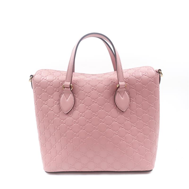 Pre-owned Gucci Pink Calfskin Shoulder Bag