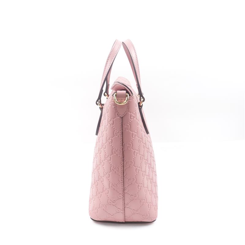 Pre-owned Gucci Pink Calfskin Shoulder Bag