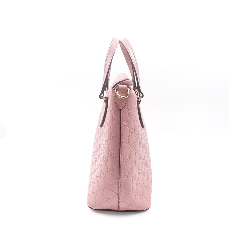 Pre-owned Gucci Pink Calfskin Shoulder Bag