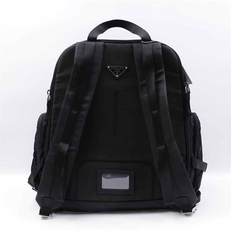 【DEAL】Pre-owned Prada Black Canvas Backpack