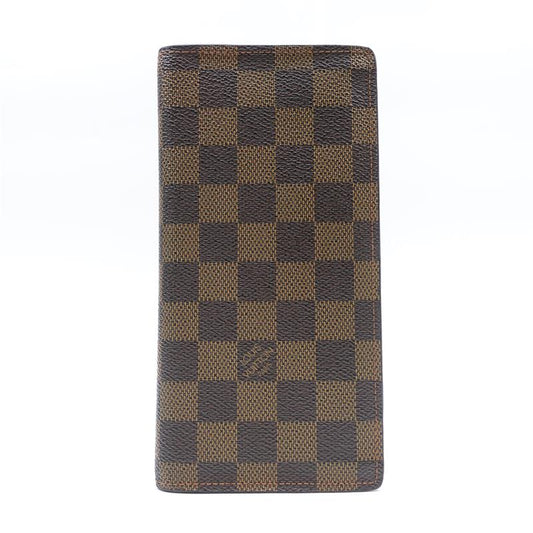 【Deal】Pre-owned Louis Vuitton Brazza Damier Ebene Coated Canvas Bifold Wallet