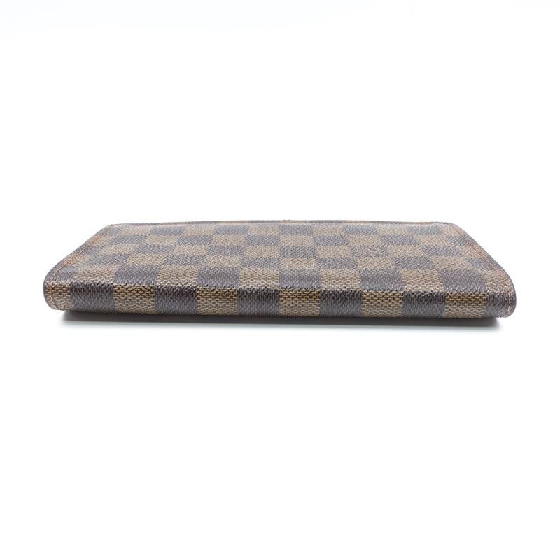 【Deal】Pre-owned Louis Vuitton Brazza Damier Ebene Coated Canvas Bifold Wallet