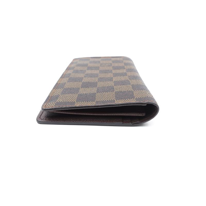 【Deal】Pre-owned Louis Vuitton Brazza Damier Ebene Coated Canvas Bifold Wallet