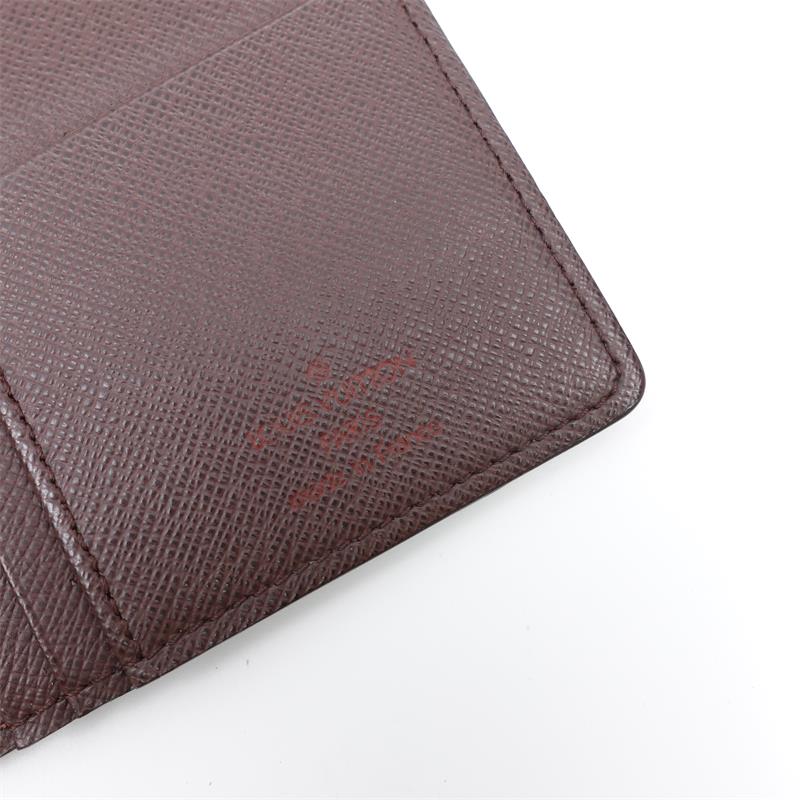 【Deal】Pre-owned Louis Vuitton Brazza Damier Ebene Coated Canvas Bifold Wallet