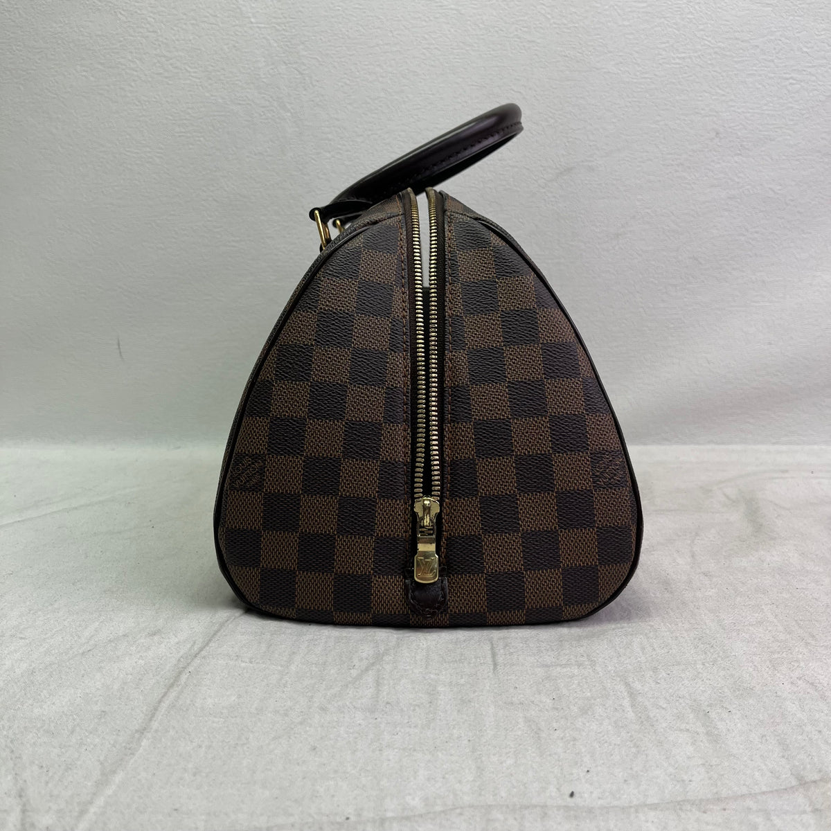 Pre-Owned Louis Vuitton Ribera MM Brown Damier Ebene Canvas Tote Bag T10436040