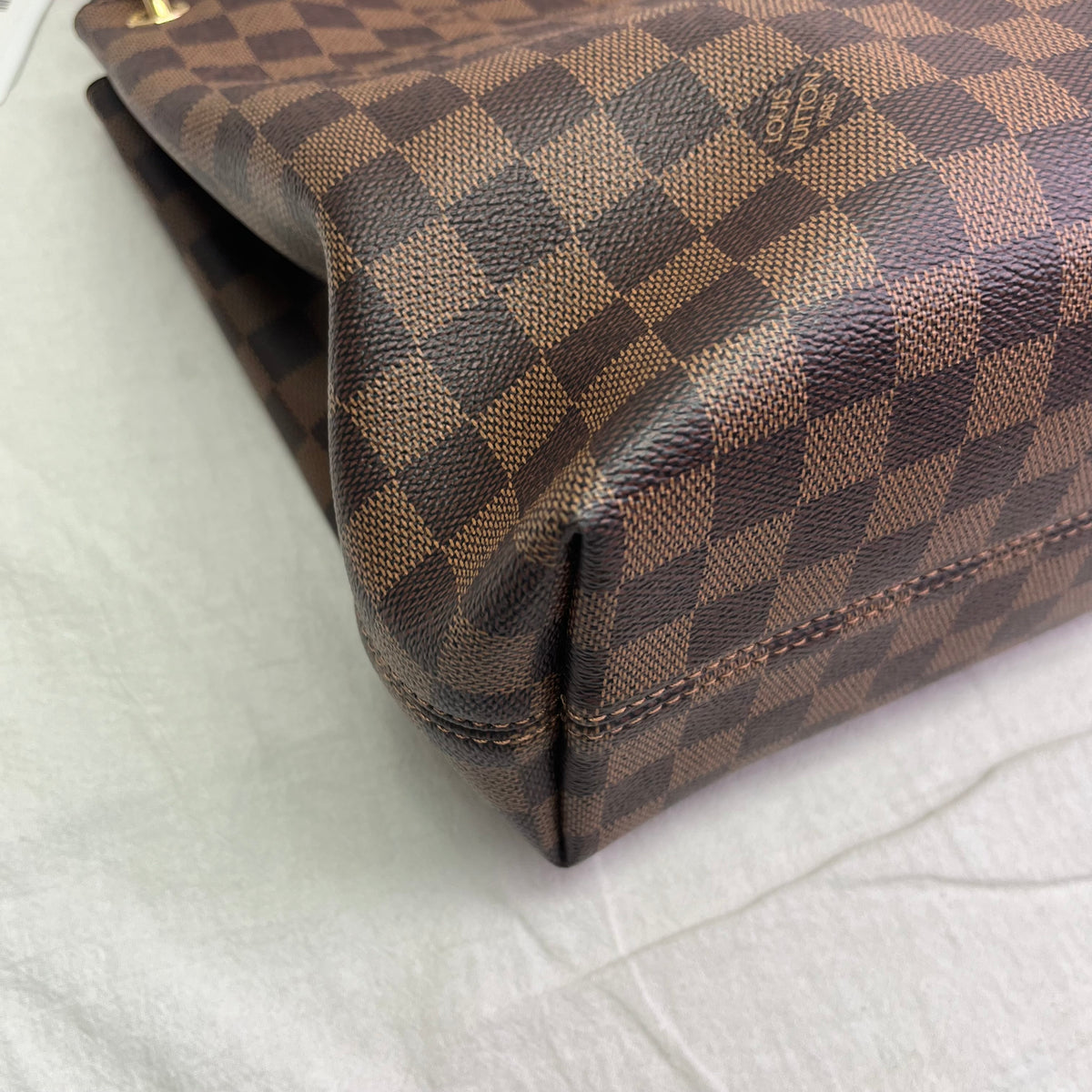 Pre-Owned Louis Vuitton Graceful Brown Damier Ebene Canvas Tote Bag T10383212