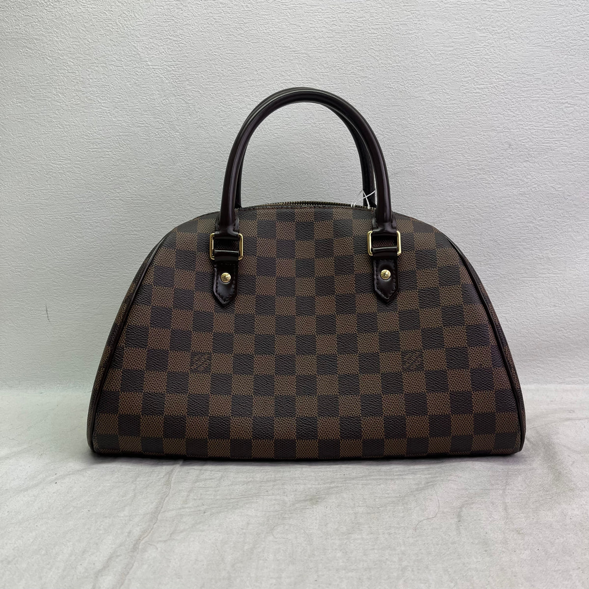Pre-Owned Louis Vuitton Ribera MM Brown Damier Ebene Canvas Tote Bag T10436040