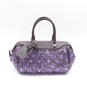 Pre-owned Louis Vuitton Sequins Tote Bags Limited Edition Purple Monogram Sunshine Tote Bag-HZTT