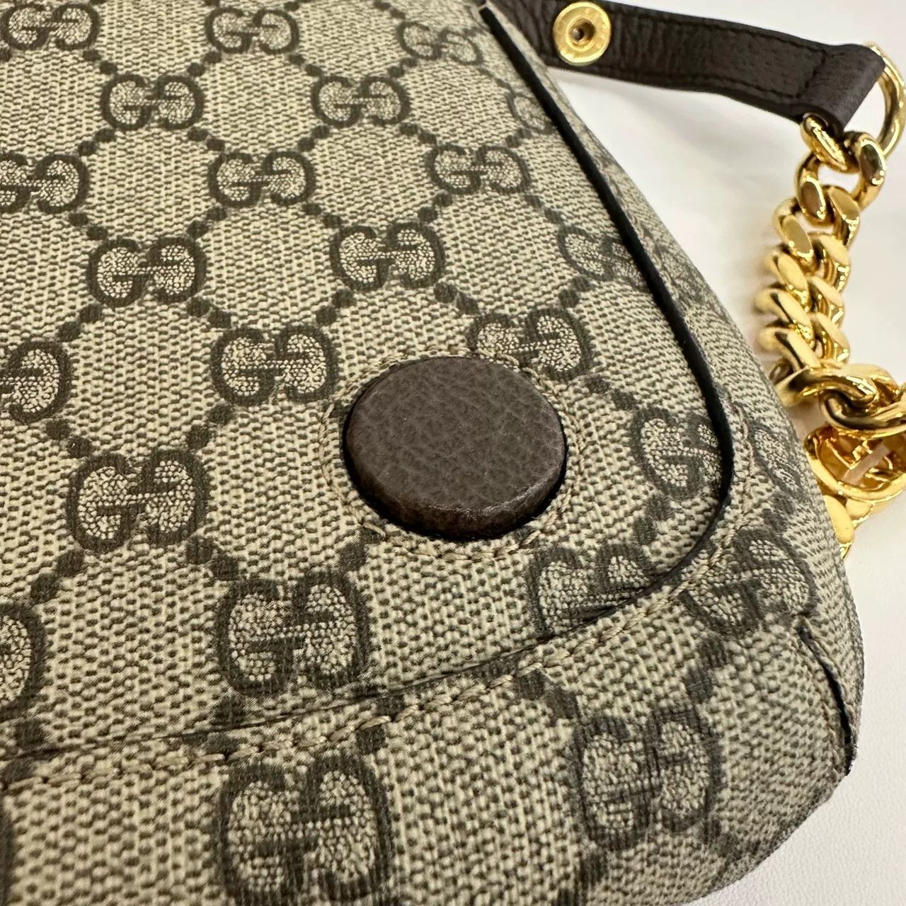 Gucci Blondie GG Canvas Shoulder Bag