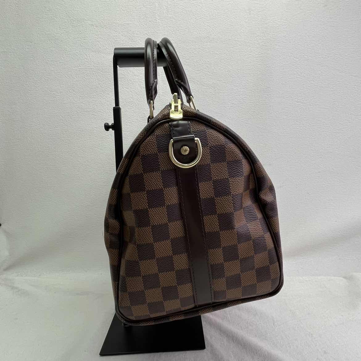 Louis Vuitton Speedy 30 Damier Ebene Coated Canvas Shoulder Bag T10369849