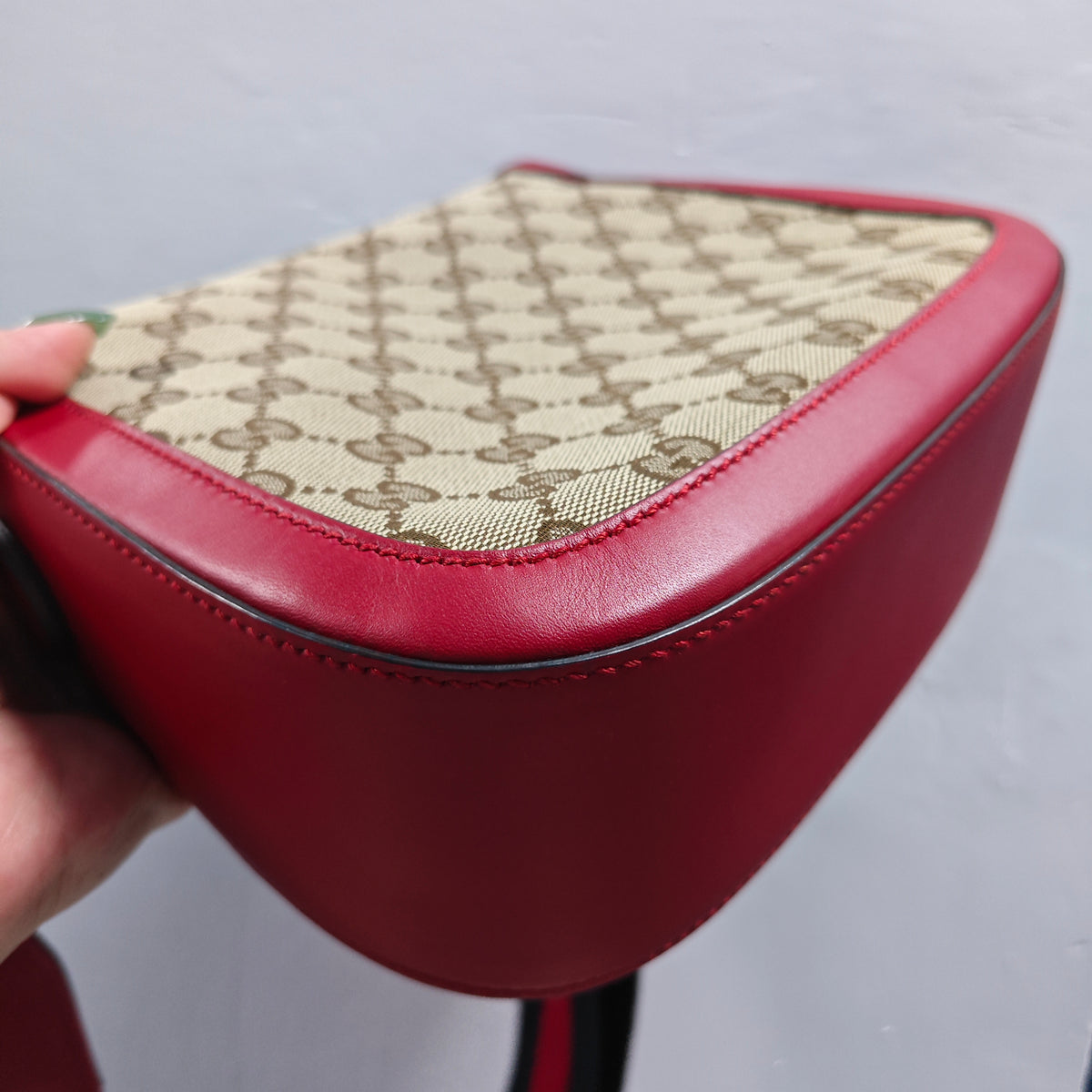 Pre-owned Gucci Lady Web Canvas Shoulder Bag