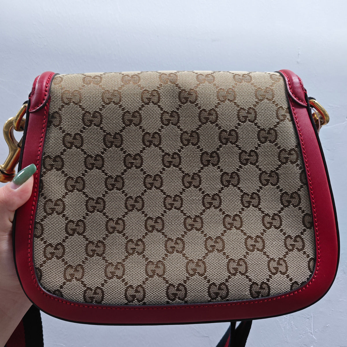 Pre-owned Gucci Lady Web Canvas Shoulder Bag