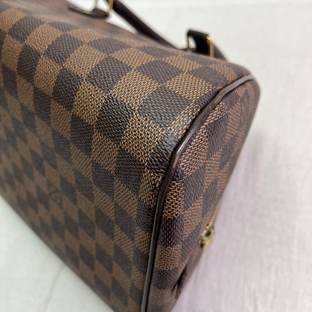 Pre-Owned Louis Vuitton Ribera MM Brown Damier Ebene Canvas Tote Bag T10436040