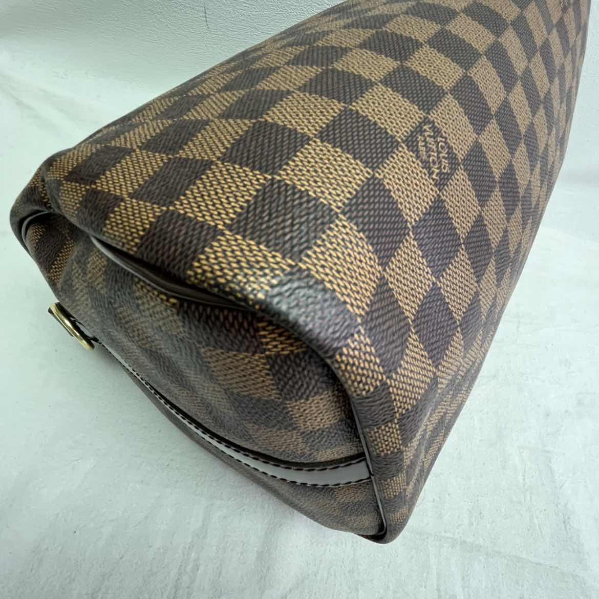 Louis Vuitton Speedy 30 Damier Ebene Coated Canvas Shoulder Bag T10369849