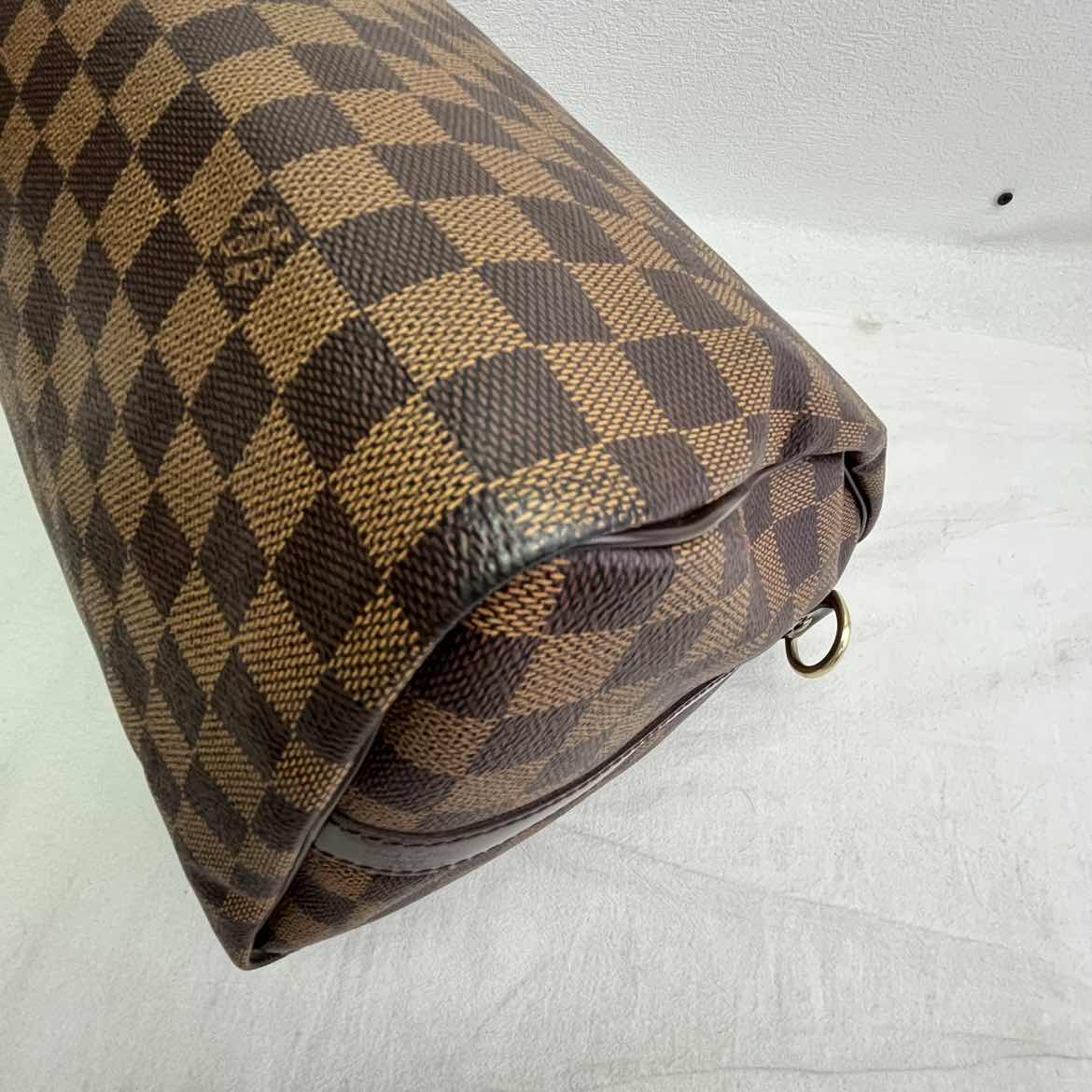 Louis Vuitton Speedy 30 Damier Ebene Coated Canvas Shoulder Bag T10369849
