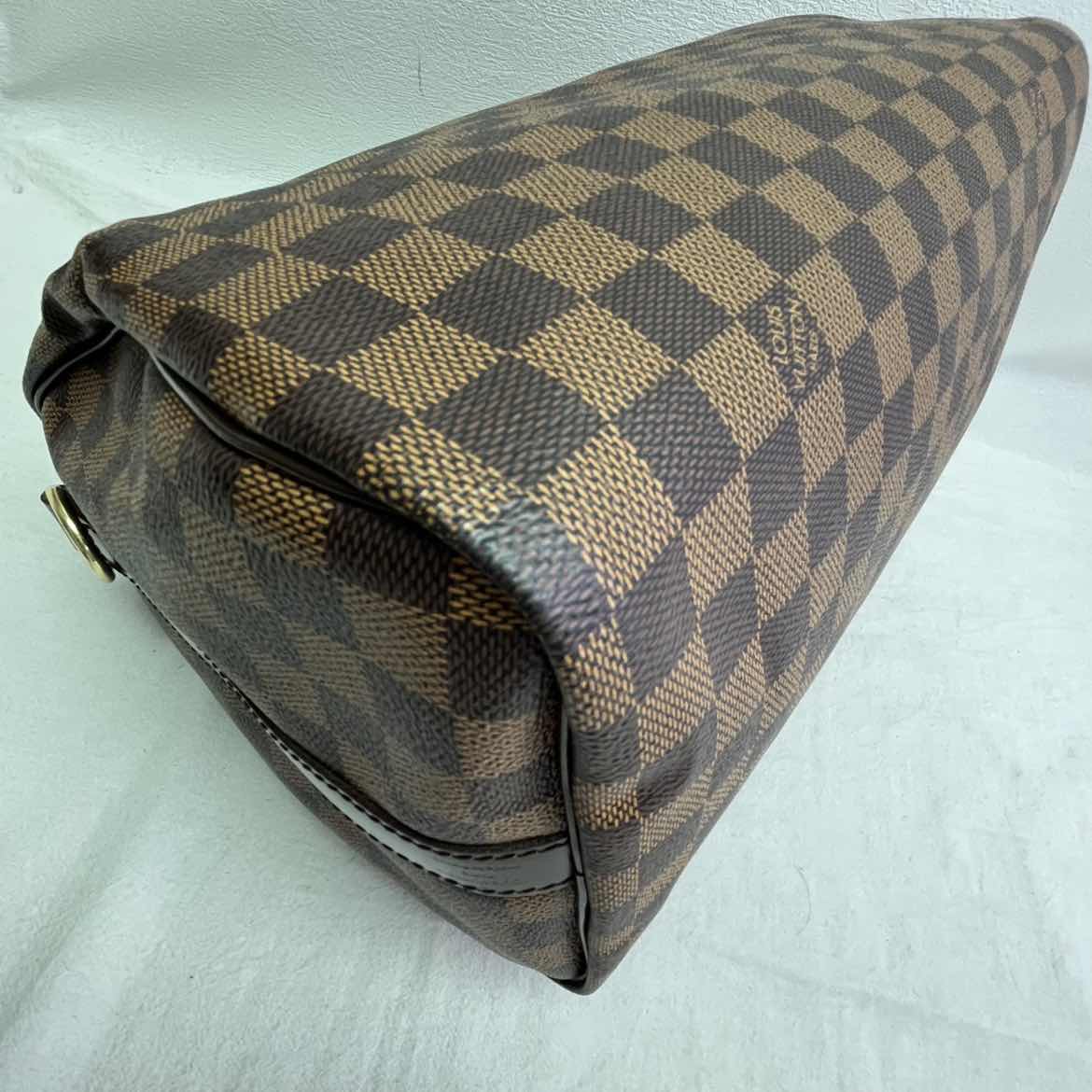 Louis Vuitton Speedy 30 Damier Ebene Coated Canvas Shoulder Bag T10369849