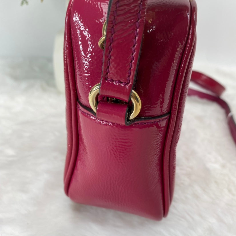 【DEAL】Pre-owned Gucci Soho Pink Camera Bag-HZ