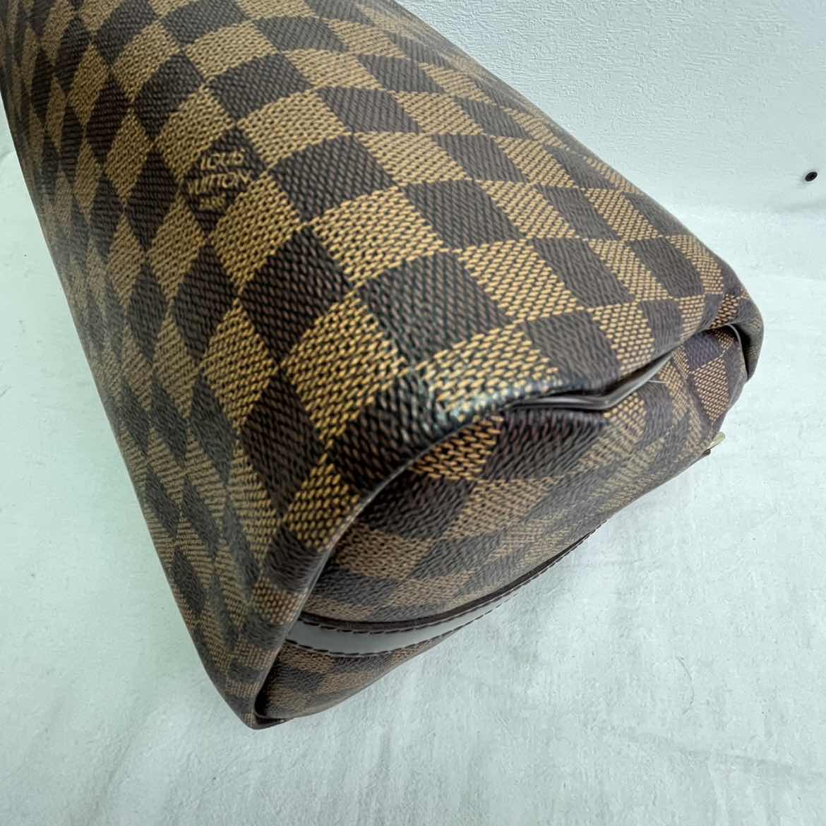 Louis Vuitton Speedy 30 Damier Ebene Coated Canvas Shoulder Bag T10369849