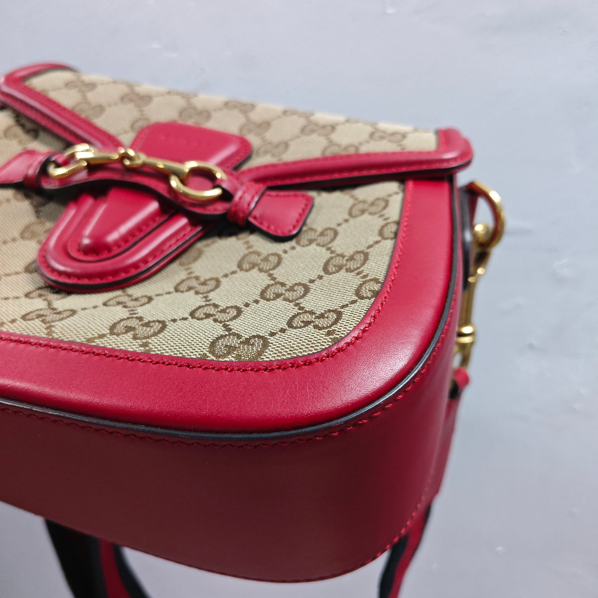 Pre-owned Gucci Lady Web Canvas Shoulder Bag