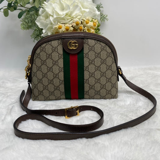 【DEAL】Pre-owned Gucci Ophidia GG Supreme Shoulder Bag-HZ