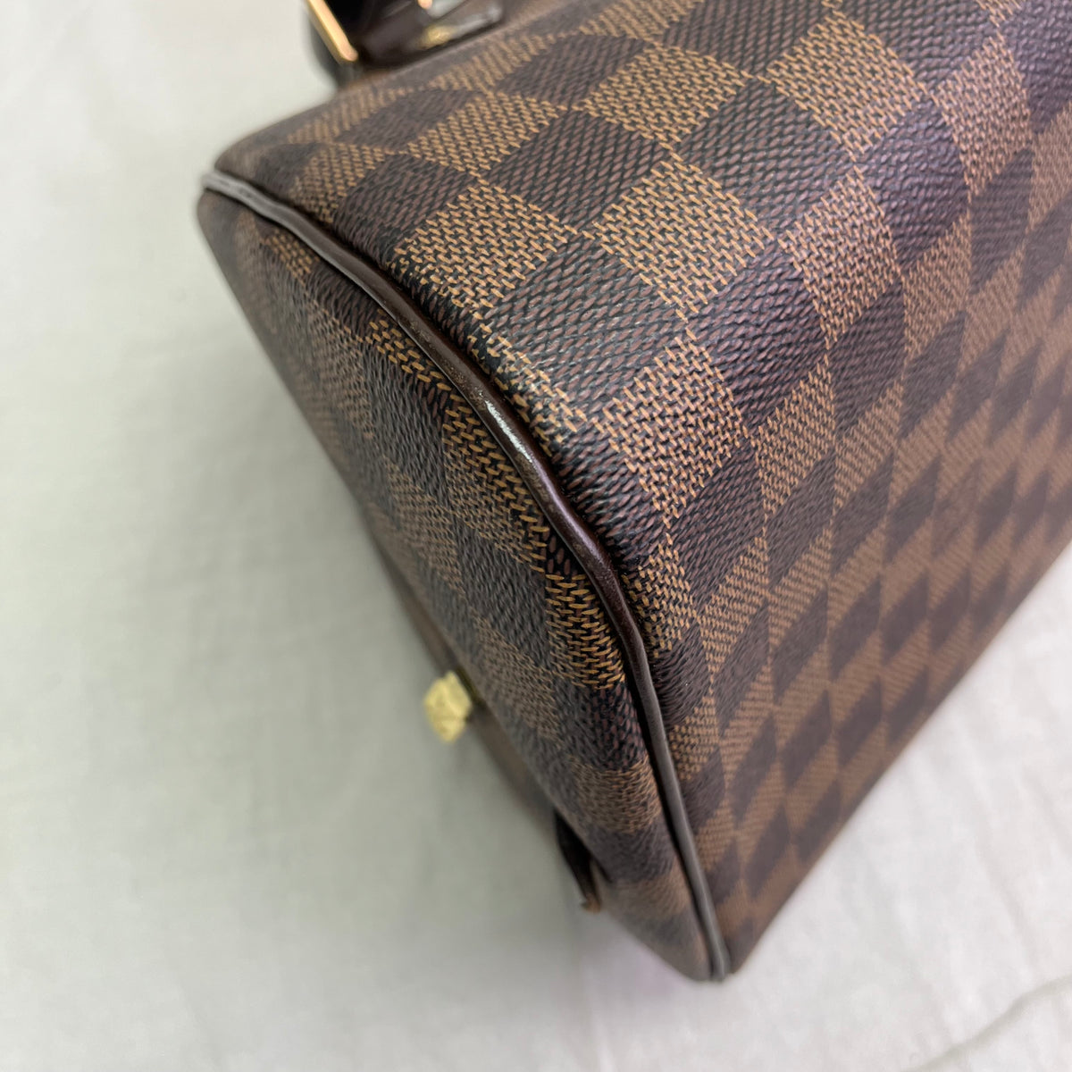 Pre-Owned Louis Vuitton Ribera MM Brown Damier Ebene Canvas Tote Bag T10436040
