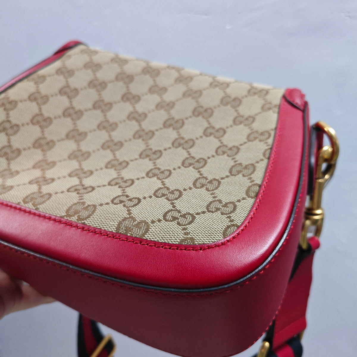 Pre-owned Gucci Lady Web Canvas Shoulder Bag