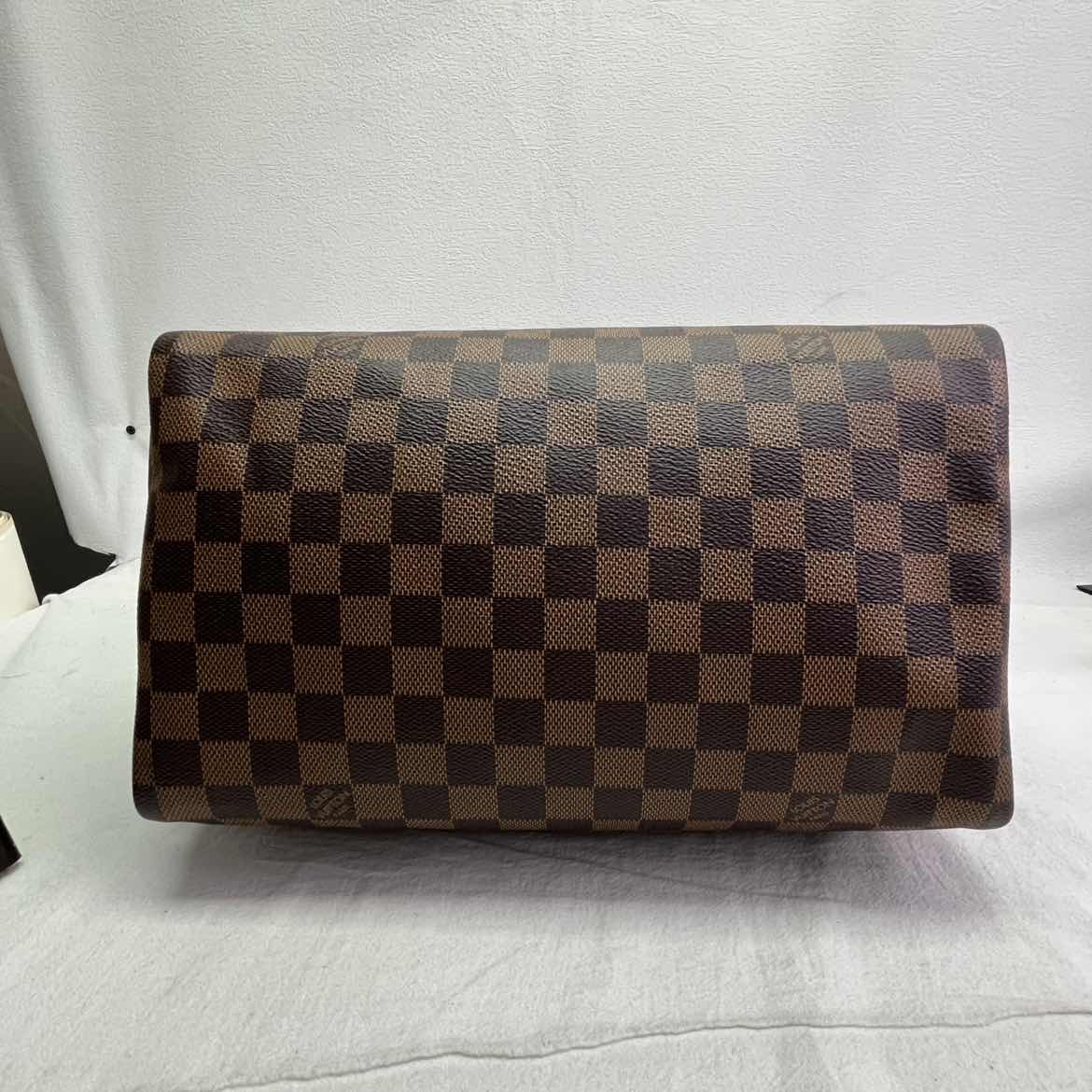 Louis Vuitton Speedy 30 Damier Ebene Coated Canvas Shoulder Bag T10369849
