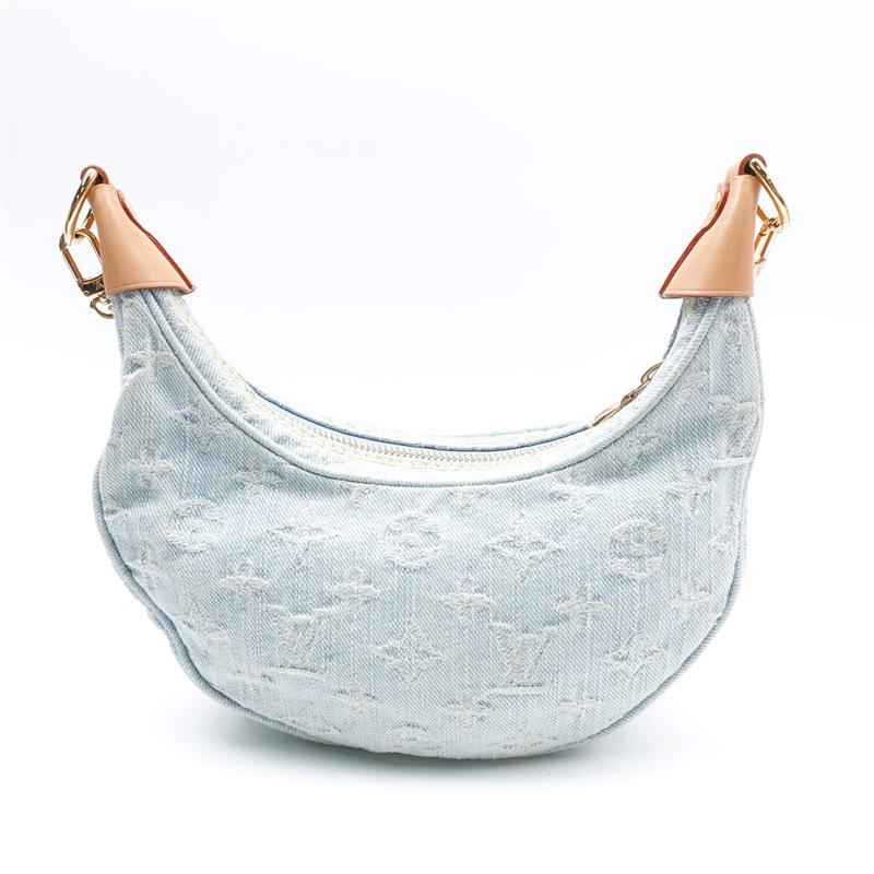 Louis Vuitton Loop Bright Blue Denim Shoulder Bag