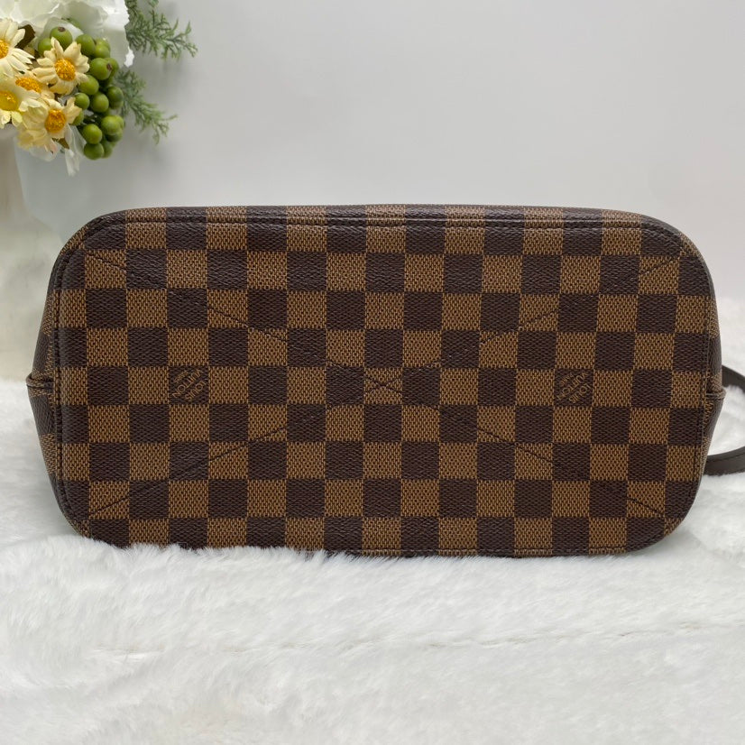 Pre-owned Louis Vuitton Siena Brown Coated Canvas Shoulder Bag-HZ