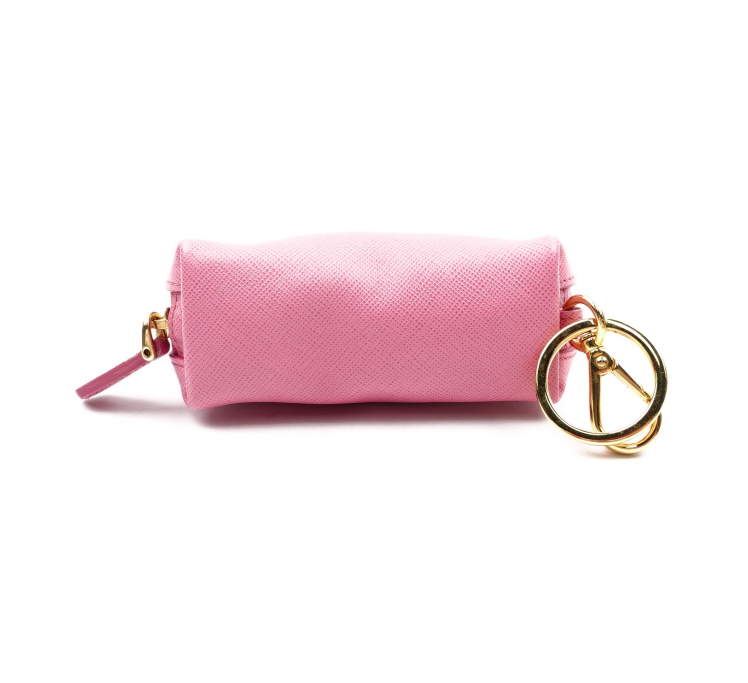 Pre-owned Prada Pink Saffiano Coin Purse